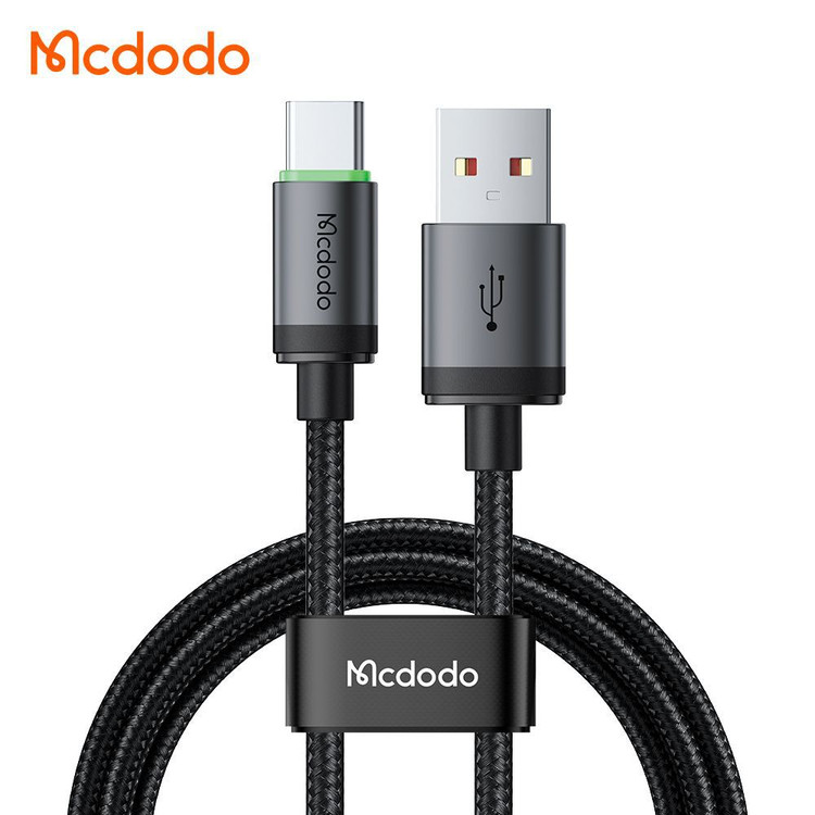 کابل شارژ USB به Type-C مک دودو مدل CA-396 طول ۱ متر چراغدار