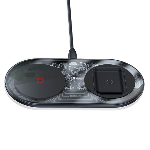 خرید شارژر وایرلس گوشی و ایرپاد بیسوس مدل Baseus Simple BS-W508 Turbo Edition | تایفون