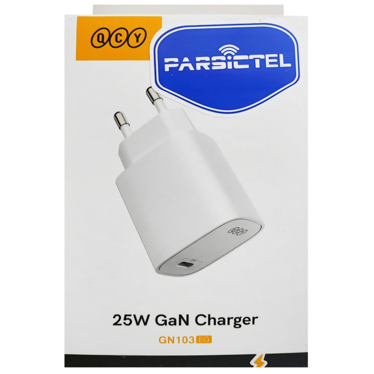 شارژر دیواری ۲۵ وات QCY مدل GN103 EG